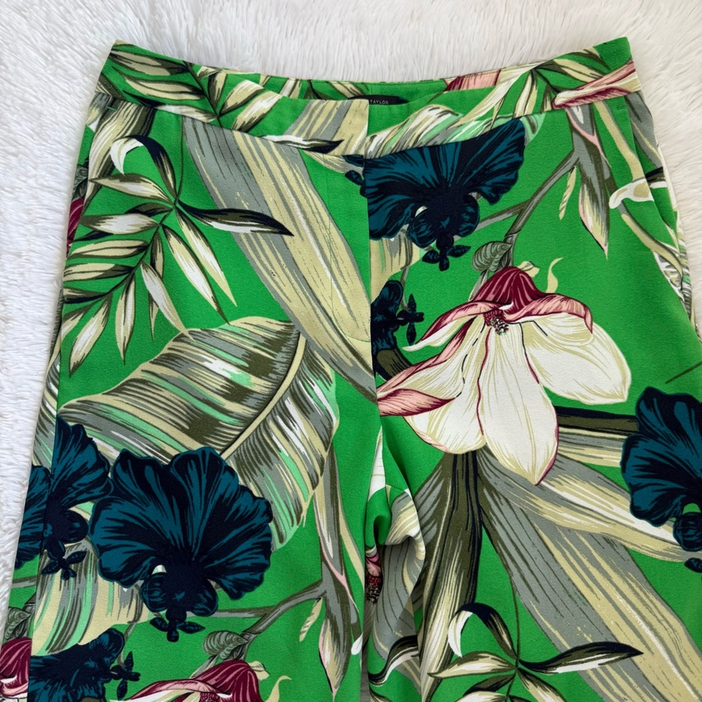 Ann Taylor tropical wide leg pants sz8 - Picture 8 of 13